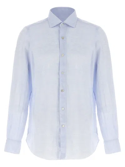 FINAMORE 1925 LIGHT BLUE GAETA SHIRT