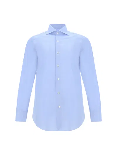 Finamore Milano-simone Shirt In Blue