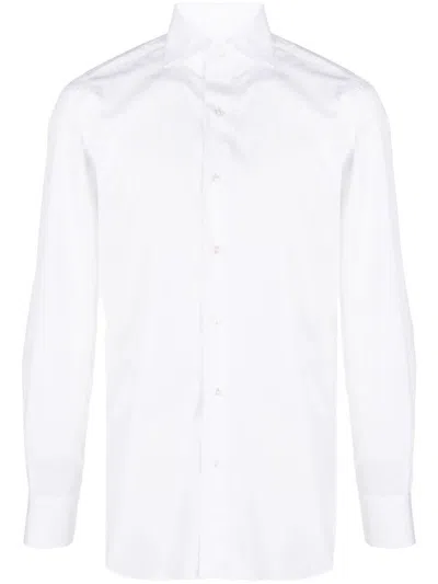 Finamore 1925 Finamore Napoli Cotton Shirt In White