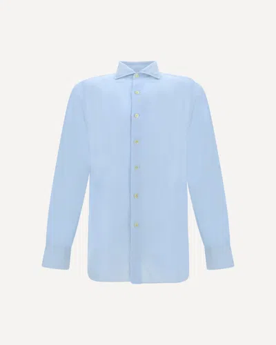 Finamore 1925 Napoli-zante Shirt In Blue