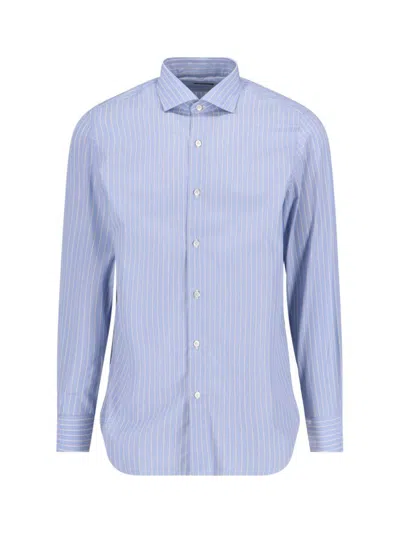 Finamore 1925 Finamore Shirts In Blue