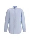 Finamore 1925 Zante Shirt In Blue
