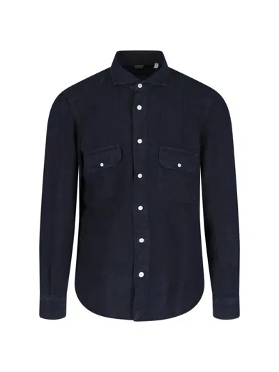 Finamore 1925 Finamore Shirts In Blue