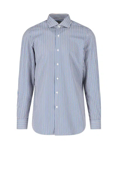 Finamore 1925 Finamore Shirts In Blue