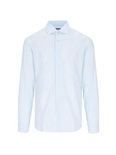 Finamore 1925 Finamore Shirts In Blue