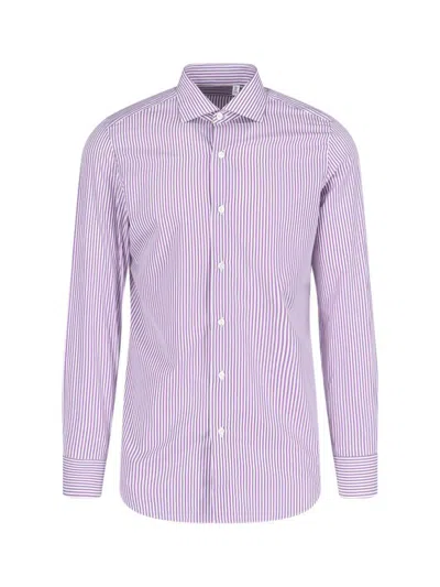 Finamore 1925 Finamore Shirts In Purple