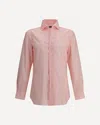 Finamore 1925 Striped Shirt In Pink