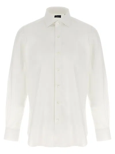 BORRIELLO NAPOLI WHITE LONG SLEEVE SHIRT