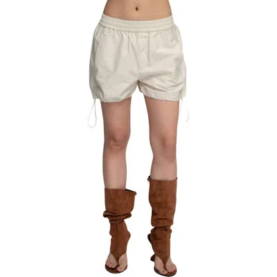 Find Me Now Alma Cotton Blend Shorts In White