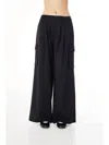Find Me Now Archie Pinstripe Wide Leg Cargo Pants In Multi