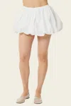 Find Me Now Cloud Poplin Mini Skirt In White In White