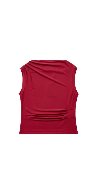 Find Me Now Dasom Tank Top Raspberry In Burgundy