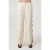 Find Me Now Flowers Blooming Wide Leg Pants In White