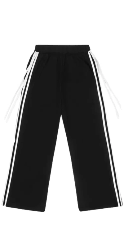 Find Me Now French Terry Bow Jogger Jersey Black