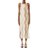 Find Me Now George Sleeveless Maxi Dress In Neutral
