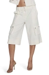 Find Me Now Leon Cargo Shorts In White