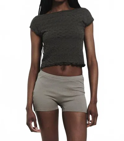 Find Me Now Low Back Top In Olive In Green