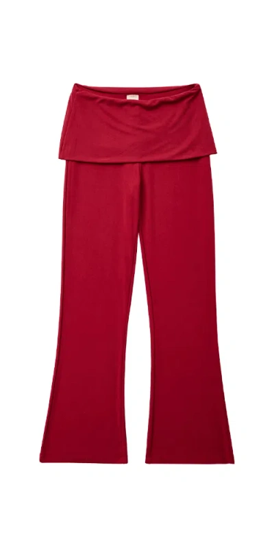 Find Me Now Maru Pant Raspberry In Red