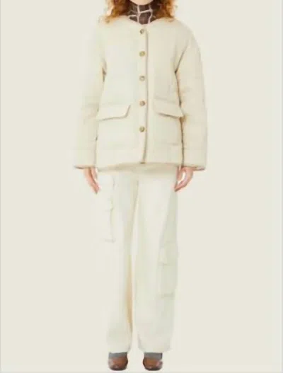 Find Me Now Mica Quilted Jacket In Warm Sand