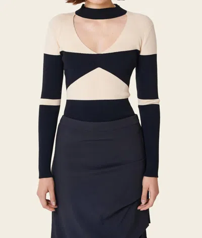 Find Me Now Mira Bodysuit In Night