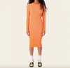 Find Me Now Ophelia Knit Dress In Peach
