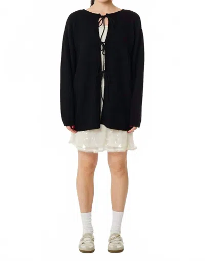 Find Me Now Owen Reversible Cardigan In Black