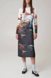 Find Me Now Paulie Long Sleeve Midi Dress In White