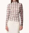 Find Me Now Paulie Mock Neck Top In Java