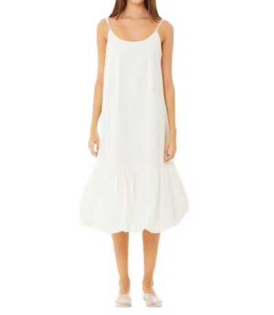FIND ME NOW POPLIN MIDI DRESS IN CLOUD