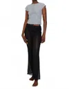 Find Me Now Ribbed Mesh Legging In Black In Black