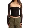 Find Me Now Ross Bolero Set In Black In Black