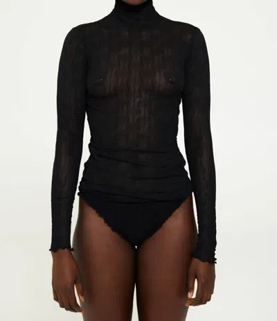 Find Me Now Ross Mockneck Top In Black