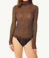 Find Me Now Ross Mockneck Top In Mocha In Brown