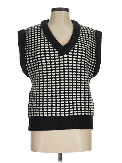 Pre-owned Find Me Now Sweater Vest In Black