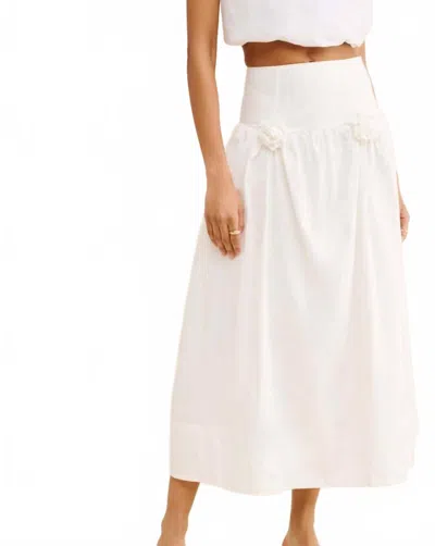 Find Me Now Tamia Skirt In Bone