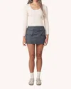 Find Me Now Tati Scalloped Sweater In Antique White
