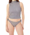 Find Me Now Wanda Mesh Tank Top In Smoke In Gray