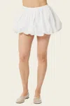 Find Me Now Cloud Poplin Mini Skirt In White In White