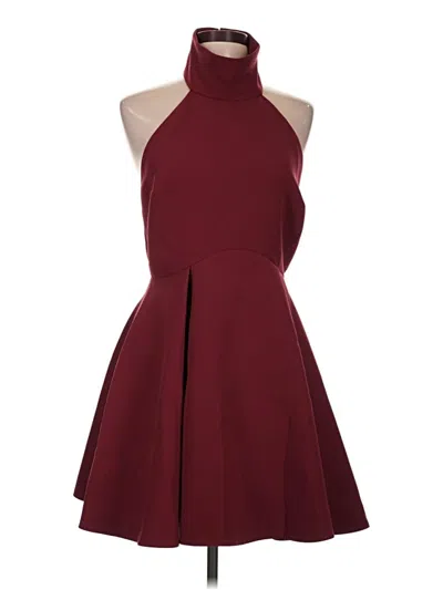 Pre-owned Finders Cocktail Dress In Burgundy