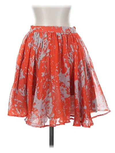 Pre-owned Finders Keepers Casual Skirt In Orange