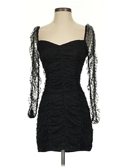 Pre-owned Finders Keepers Cocktail Dress In Black