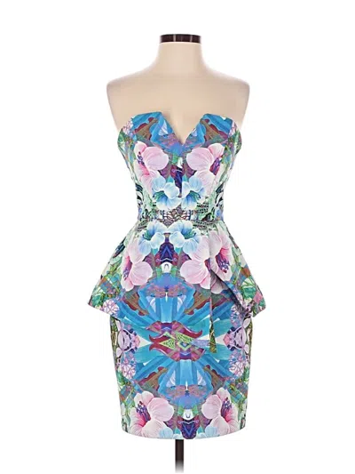 Pre-owned Finders Keepers Cocktail Dress In Blue