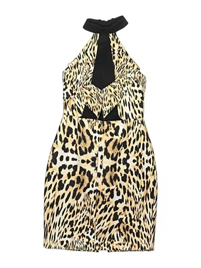 Pre-owned Finders Keepers Cocktail Dress In Brown