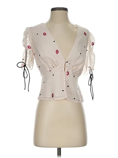 Finders Keepers Sleeveless Blouse In White