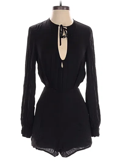 Pre-owned Finders Romper In Black