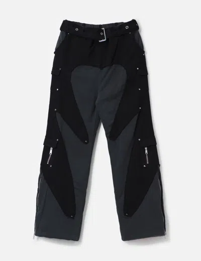 Fine Chaos Reversible Armor Trousers In Black