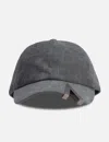 Fine Chaos Washed Metal Cut Cap In Gray