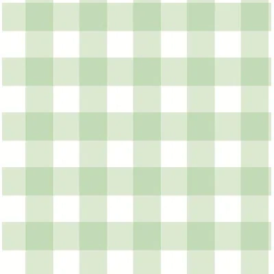 Fine Decor Patrice Gingham Wallpaper In Green