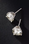 Fine Diamonds By Anthropologie Silver Classic Diamond Post Earrings In Metallic