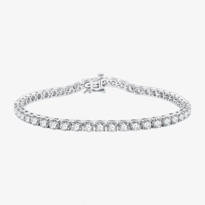 Fine Jewelry 10 Ct.t.w. (h-i / Si2-i1) Lab Grown Diamond 10k White Or Yellow Gold Tennis Bracelet